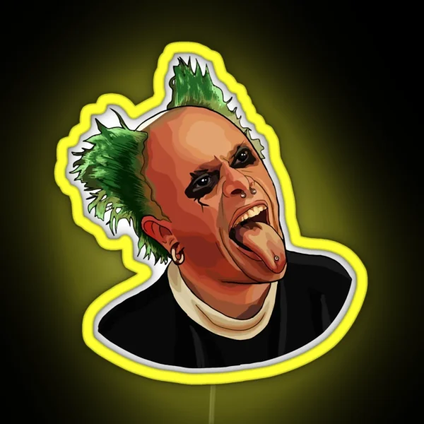 Keith Flint RGB Neon Sign