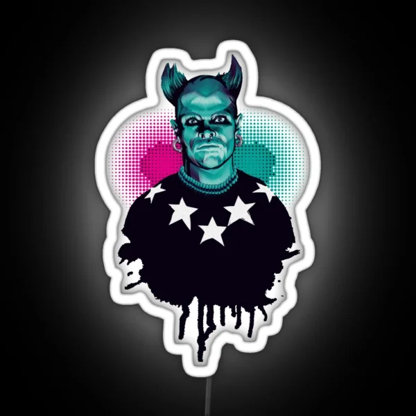 Keith Flint The Prodigy RGB Neon Sign