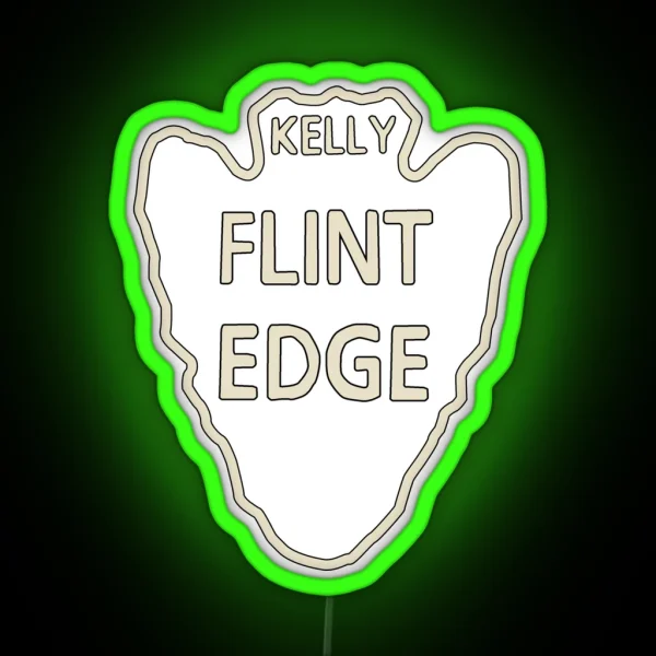 Kelly Flint Edge True Temper Flint Edge Axe RGB Neon Sign