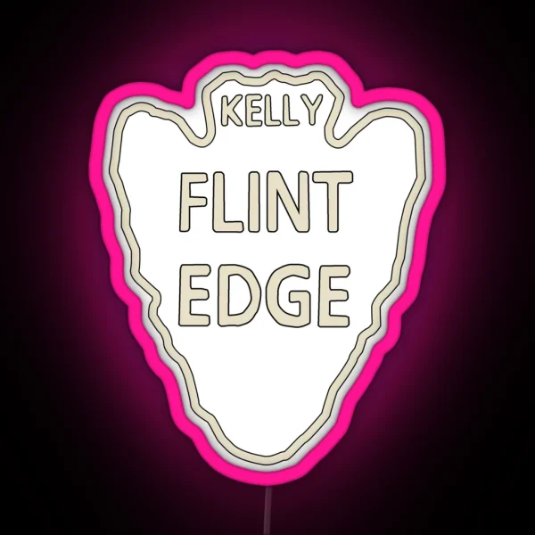 Kelly Flint Edge True Temper Flint Edge Axe RGB Neon Sign