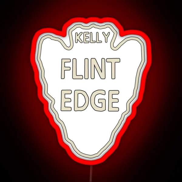 Kelly Flint Edge True Temper Flint Edge Axe RGB Neon Sign