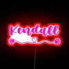 Kendall Dog Name RGB Neon Sign - Image 2