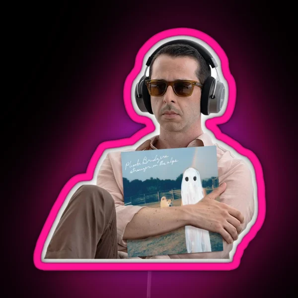 Kendall Roy Headphones In The Alps RGB Neon Sign