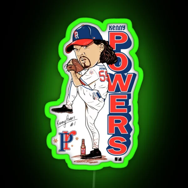 Kenny Powers RGB Neon Sign