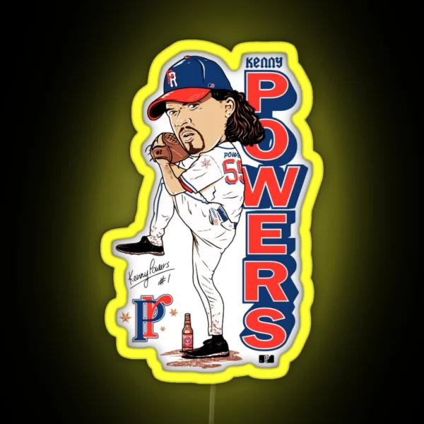 Kenny Powers RGB Neon Sign