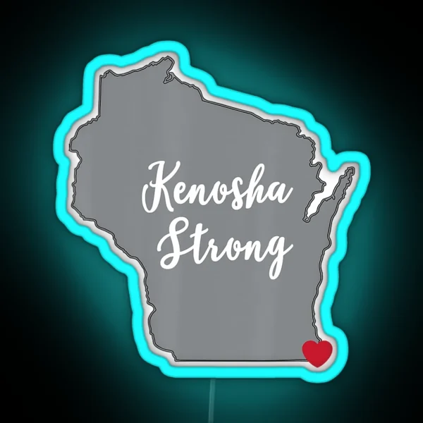 Kenosha Strong RGB Neon Sign
