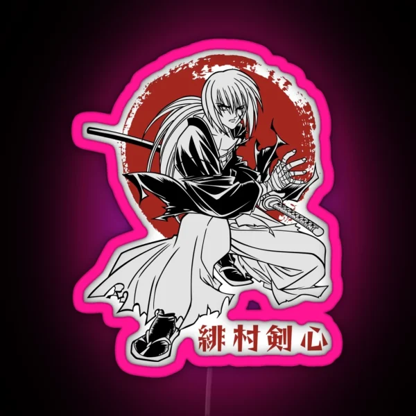 Kenshin Himura RGB Neon Sign