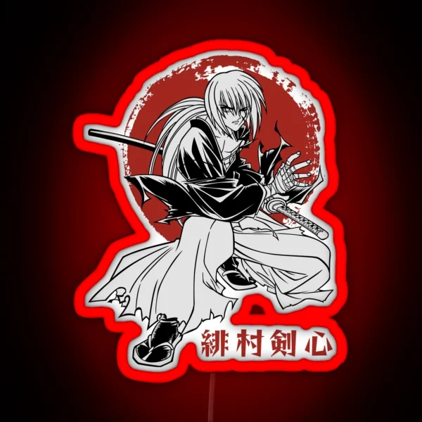Kenshin Himura RGB Neon Sign
