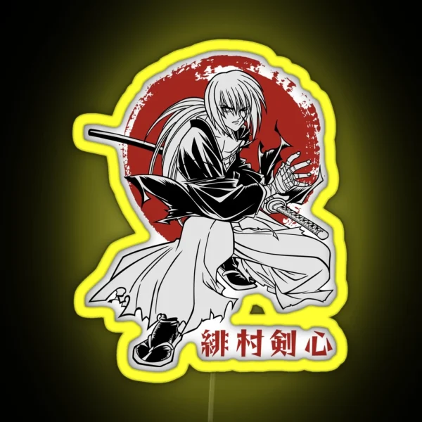 Kenshin Himura RGB Neon Sign