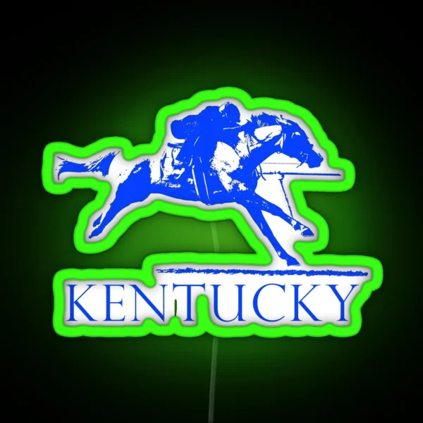 Kentucky Race Horse RGB Neon Sign
