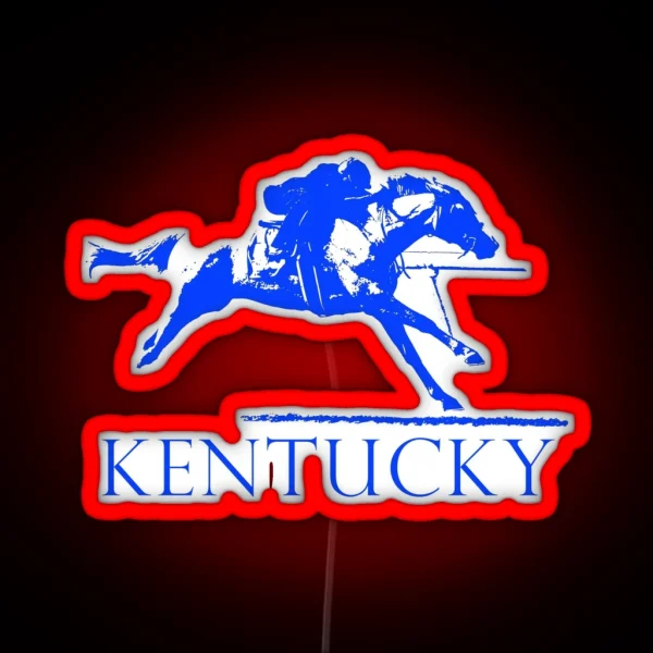 Kentucky Race Horse RGB Neon Sign