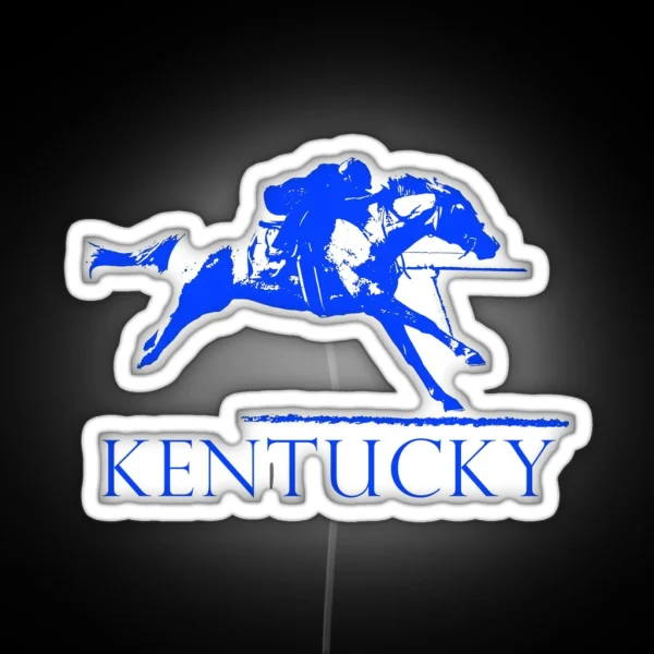 Kentucky Race Horse RGB Neon Sign