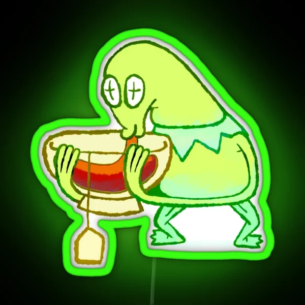 Kermit Sip RGB Neon Sign