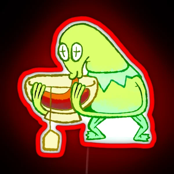 Kermit Sip RGB Neon Sign