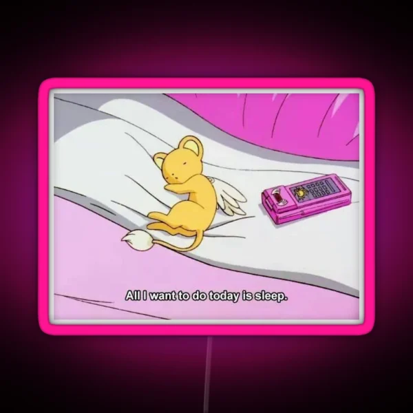 Kero Being Relatable RGB Neon Sign
