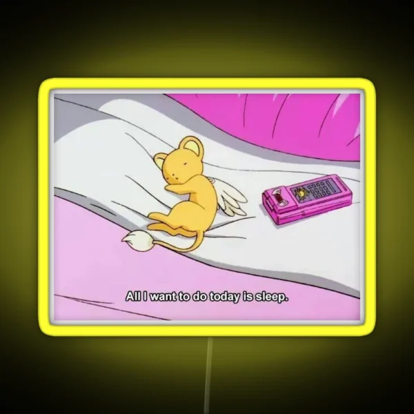 Kero Being Relatable RGB Neon Sign
