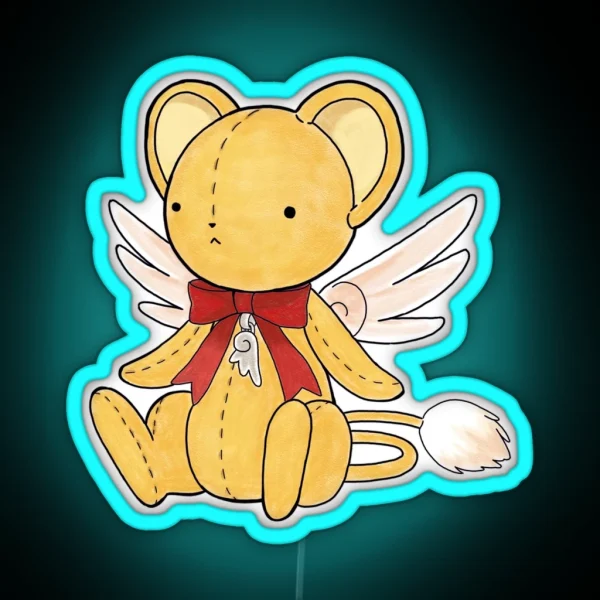 Kero Chan Stuffie RGB Neon Sign