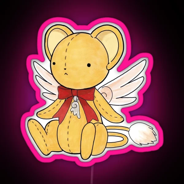 Kero Chan Stuffie RGB Neon Sign