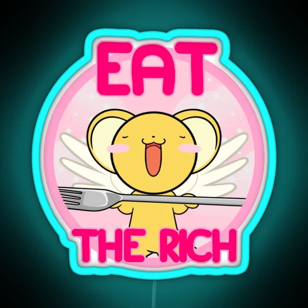 Kero Says Eat The Rich Led RGB Neon Sign