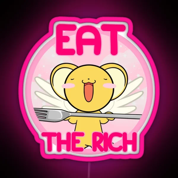 Kero Says Eat The Rich Led RGB Neon Sign