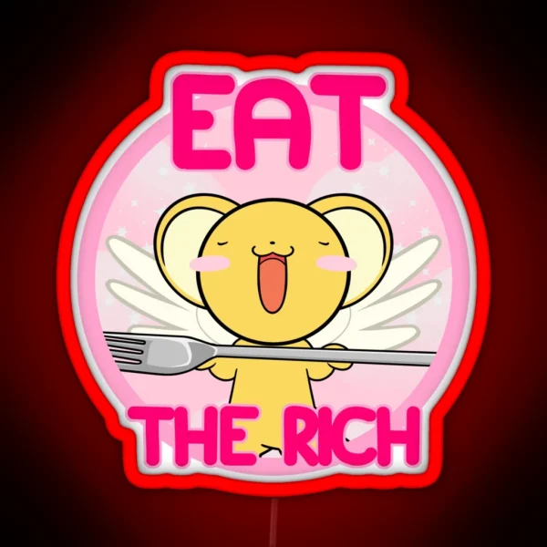 Kero Says Eat The Rich Led RGB Neon Sign