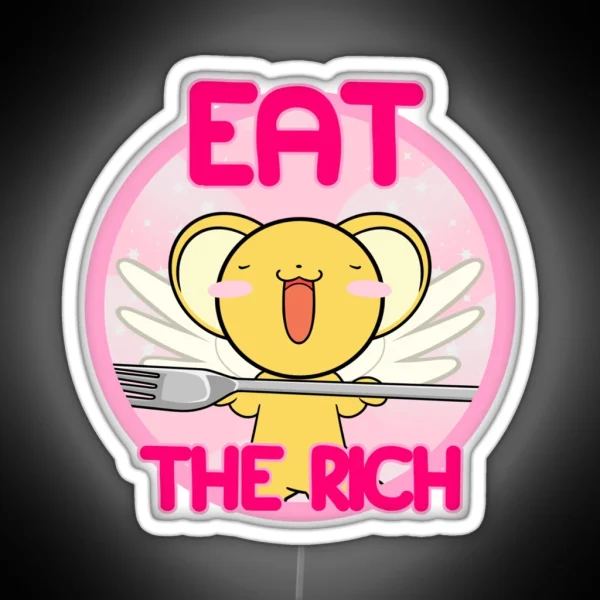Kero Says Eat The Rich Led RGB Neon Sign