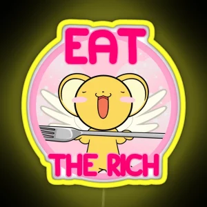 Kero Says Eat The Rich Led RGB Neon Sign