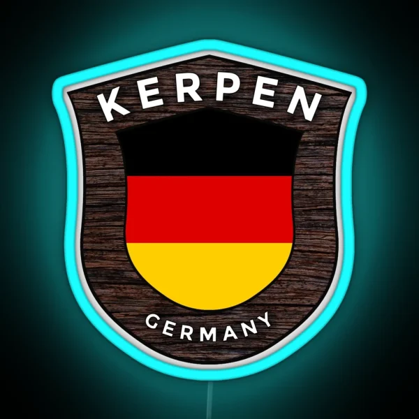 Kerpen Germany Emblem Flag RGB Neon Sign