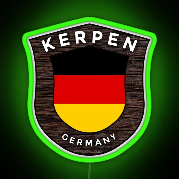 Kerpen Germany Emblem Flag RGB Neon Sign
