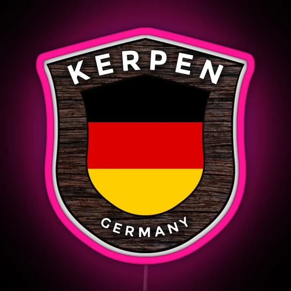 Kerpen Germany Emblem Flag RGB Neon Sign