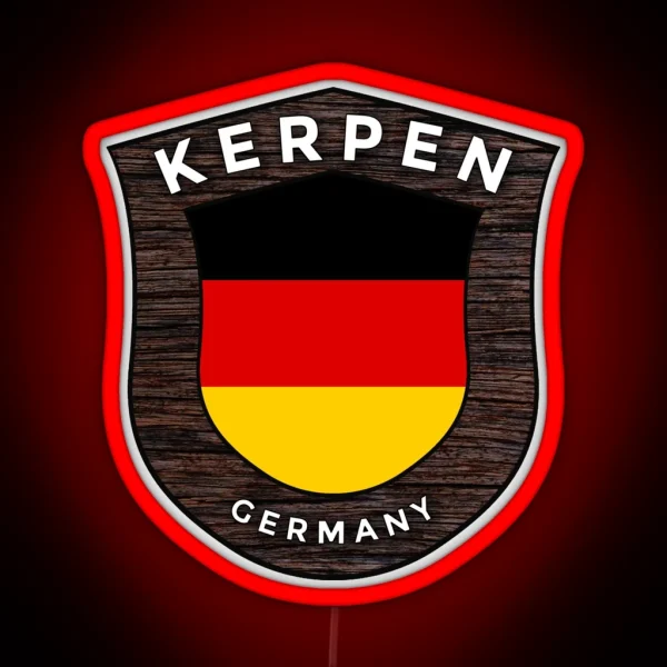 Kerpen Germany Emblem Flag RGB Neon Sign