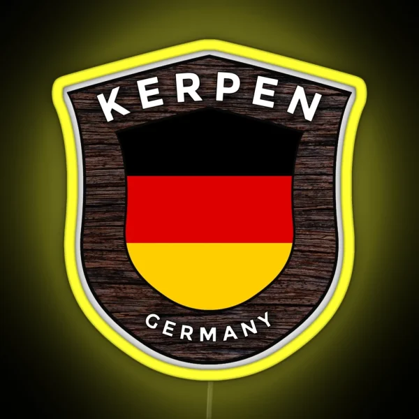 Kerpen Germany Emblem Flag RGB Neon Sign