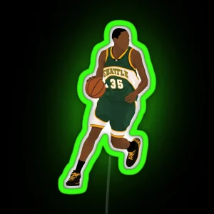 Kevin Durant Rookie RGB Neon Sign