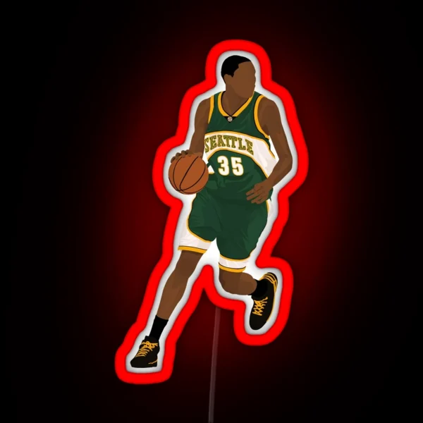 Kevin Durant Rookie RGB Neon Sign