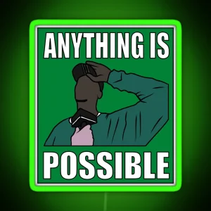 Kevin Garnett Anything Is Possible RGB Neon Sign