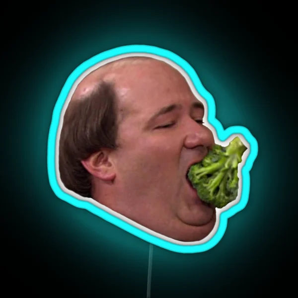 Kevin Malone Broccoli RGB Neon Sign