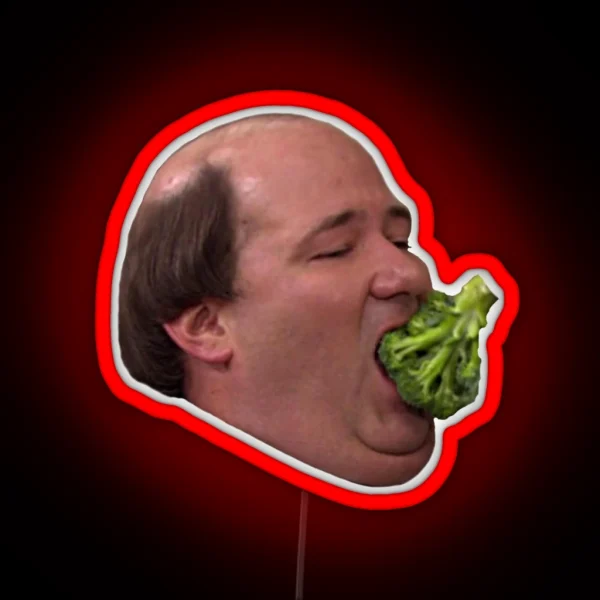 Kevin Malone Broccoli RGB Neon Sign