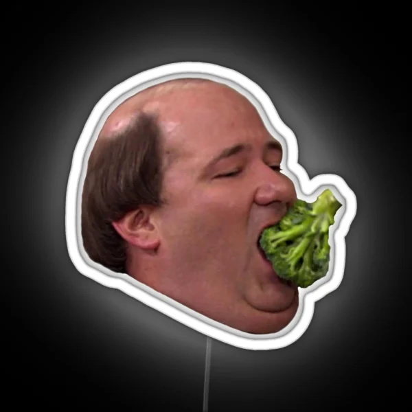 Kevin Malone Broccoli RGB Neon Sign