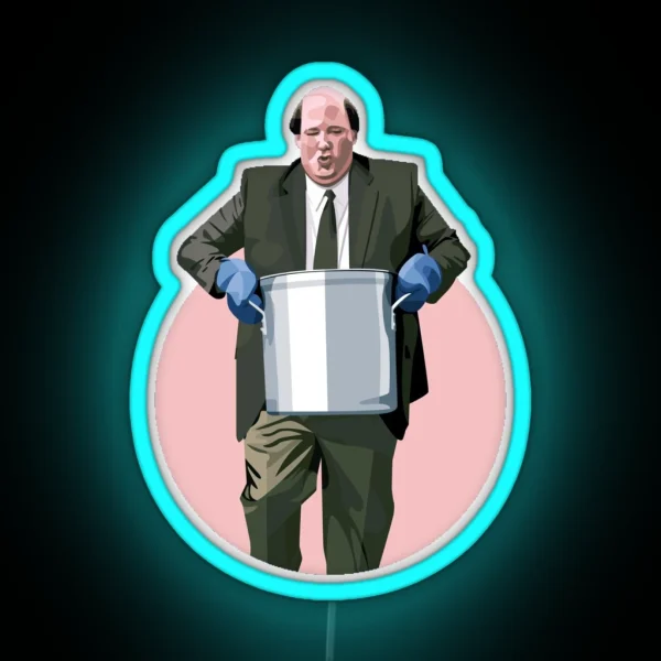 Kevin Malone Chili RGB Neon Sign