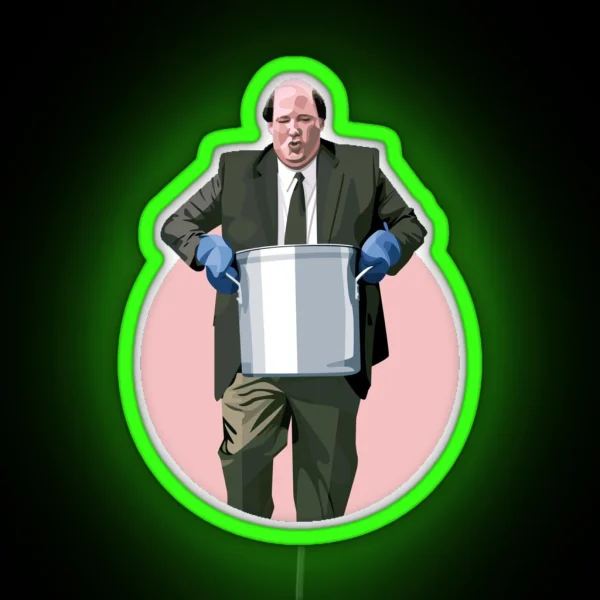 Kevin Malone Chili RGB Neon Sign