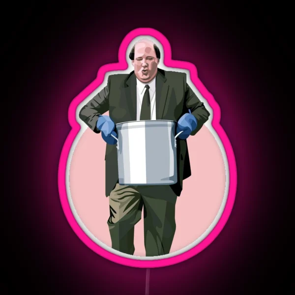 Kevin Malone Chili RGB Neon Sign