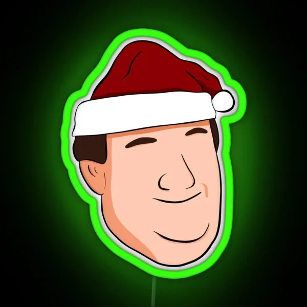 Kevin Malone Christmas RGB Neon Sign
