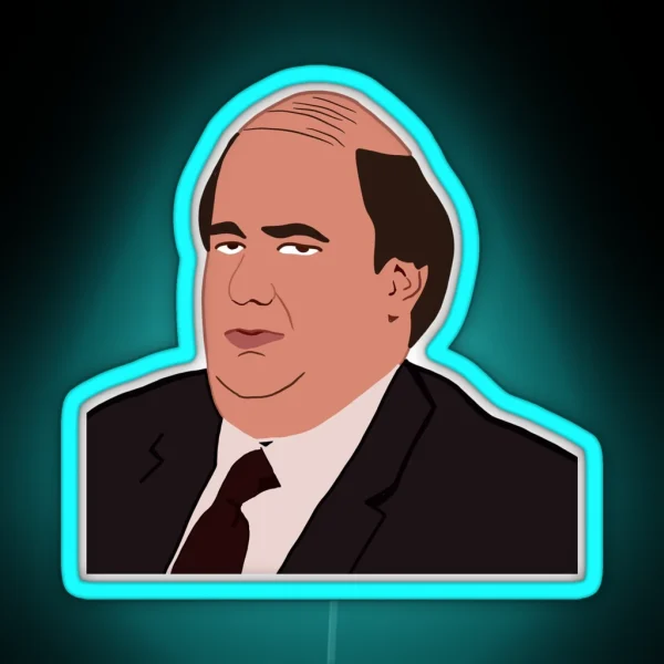 Kevin Malone Face RGB Neon Sign