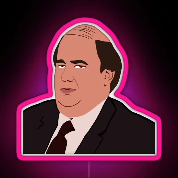 Kevin Malone Face RGB Neon Sign