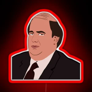 Kevin Malone Face RGB Neon Sign