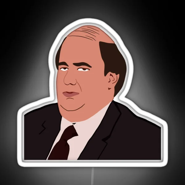 Kevin Malone Face RGB Neon Sign