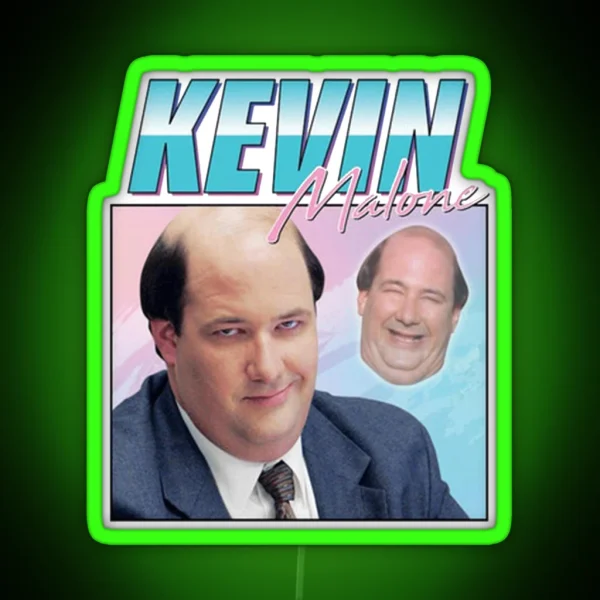 Kevin Malone Homage RGB Neon Sign