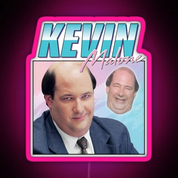 Kevin Malone Homage RGB Neon Sign
