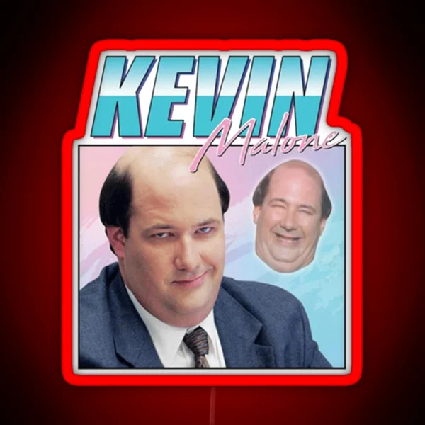 Kevin Malone Homage RGB Neon Sign
