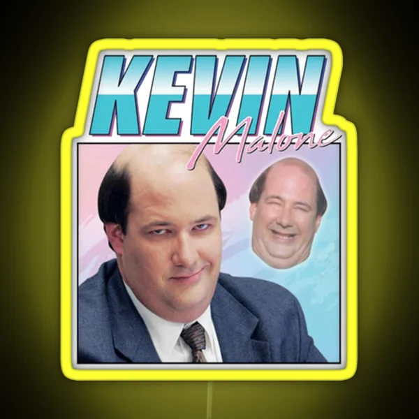 Kevin Malone Homage RGB Neon Sign